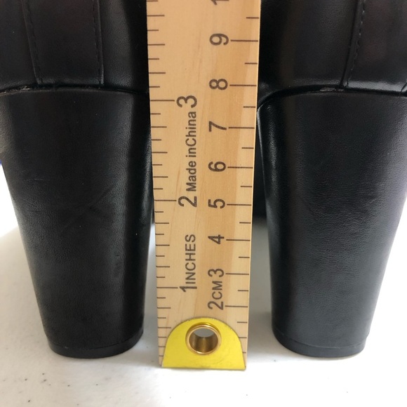 Lauren Ralph Lauren Black Pumps Size 6.5B Block Heel Round Toe Casual Minimalist - Picture 7 of 12